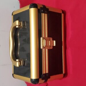 Vintage Gold & Black  Makeup  Box Kit